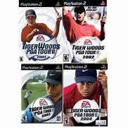 6 X TIGER WOODS GAMES COLLECTION:  2002, 2003, 2004, 2005, 2006, 2007  (PS2)
