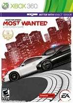 NEED FOR SPEED MOST WANTED   (XBOX 360) -  Good condition !!