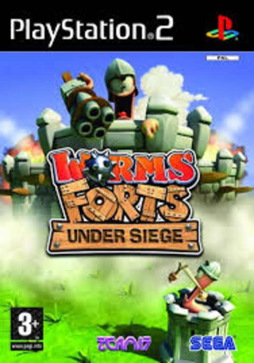 WORMS FORTS UNDER SIEGE -  PS2 game Good condition !!