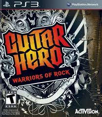GUITAR HERO WARRIORS OF ROCK   (PS3) -  Good condition !!