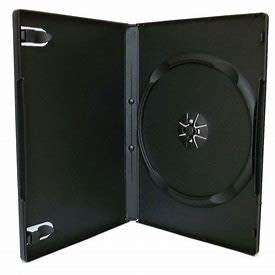 DVD CASE BLACK SINGLE (BOX OF 100) - 14 MM  - BRAND NEW  !!!   Mail us for quantity discounts !!
