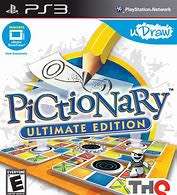 PICTIONARY ULTIMATE EDITION (PS3) -  Requires UDraw -  Good condition !! - ( SAME DAY SHIPPING ) !!