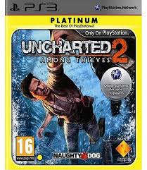 UNCHARTED 2 AMONG THIEVES PLATINUM  (PS3)  -  Good condition !! -   SAME DAY SHIPPING  !!!