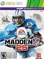 MADDEN NFL 25   (Xbox 360)  -  Great condition !!!