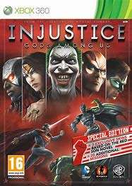 INJUSTICE GODS AMONG US    (Xbox 360)  -  Good condition !!!