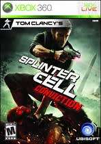 TOM CLANCY SPLINTER CELL CONVICTION   (Xbox 360)  -  Great condition !!!