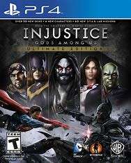 INJUSTICE GODS AMONG US ULTIMATE EDITION    (PS4)  -  LIKE NEW !! - ( SAME DAY SHIPPING ) !!!