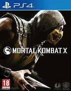MORTAL KOMBAT X     (PS4)   -  Great condition  !!!  -  SAME DAY SHIPPING !!!