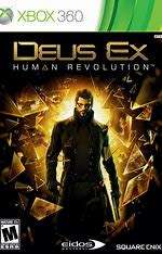 DEUS EX HUMAN REVOLUTION   (Xbox 360)  -  Good condition !!!   -   SAME DAY SHIPPING !!!