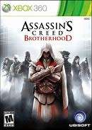 THE ASSASSINS CREED BROTHERHOOD  XBOX 360  - Good condition !! -   SAME DAY SHIPPING   !!!