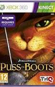 PUSS IN BOOTS  Xbox 360 - Req.  Kinect sensor  - NTSC - USED - ONLY PLAYS ON AMERICAN CONSOLE