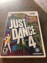 JUST DANCE 4  ( Wii ) - USED -  NTSC / ONLY PLAYS ON AMERICAN CONSOLE -  SAME DAY SHIPPING !!