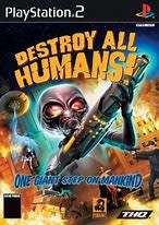 DESTROY ALL HUMANS !   (PS2)   -  Good condition !!  - SAME DAY SHIPPING !!!