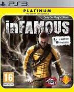 INFAMOUS  PLATINUM  (PS3) -  Good condition !! -  SAME DAY SHIPPING   !!!