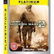 CALL OF DUTY MODERN WARFARE 2 PLATINUM  (PS3)  -   Good condition !!   -   SAME DAY SHIPPING