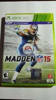 EASPORTS MADDEN NFL 15  XBOX 360 - USED - NTSC / ONLY PLAYS ON AMERICAN CONSOLE - SAME DAY SHIPPING