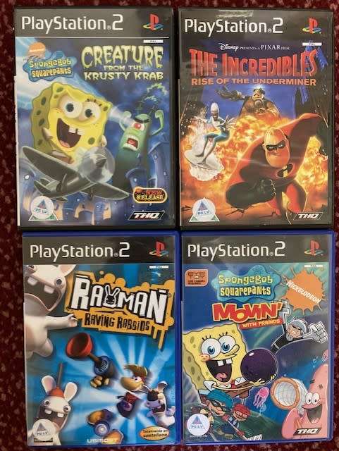 PS2 KIDS BUNDLE PS2 - SAVE !!! SAVE !!!  -  Good condition !! - SAME DAY SHIPPING !!!