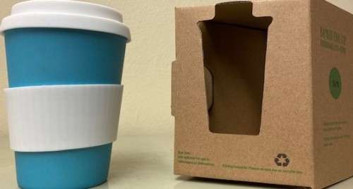 BAMBOO FIBRE CUPS  - 350 ML in RETAIL PACKAGING / BULK DISCOUNTS AVAILABLE !!!