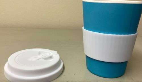 BAMBOO FIBRE CUPS  - 350 ML in RETAIL PACKAGING / BULK DISCOUNTS AVAILABLE !!!