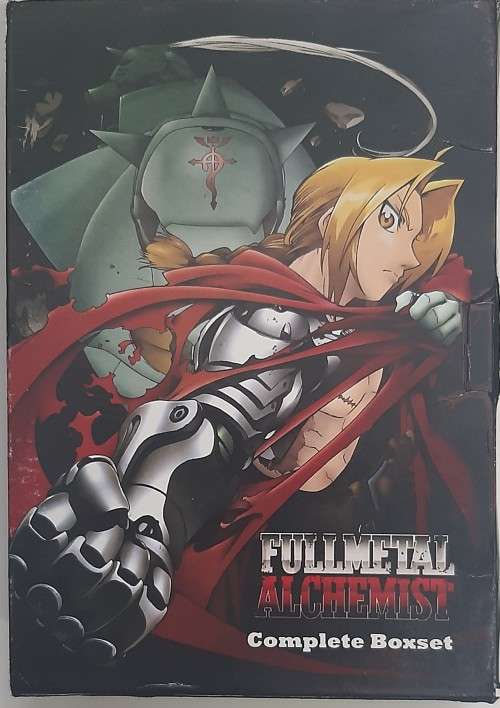 FULL METAL ALCHEMEST COMPLETE BOX SET 3 DVDS  - JAPANESE COLLECTOR  - RARE  -  PC DVD