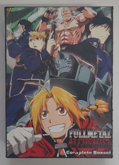 FULL METAL ALCHEMEST COMPLETE BOX SET 3 DVDS  - JAPANESE COLLECTOR  - RARE  -  PC DVD