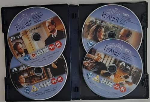FRASIER THE COMPLETE FOURTH SEASON  PC DVD   -   Good condition !!!!  -  SAME DAY SHIPPING !!!