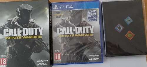 CALL OF DUTY INFINITE WARFARE in Carton Box  ( PS4 ) - ( Standard Edition With Pin Badges  )