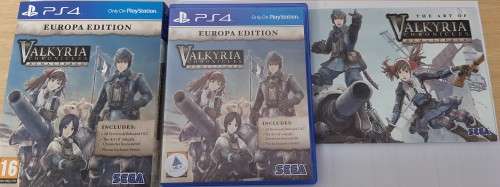 VALKYRIA CHRONICLES REMASTERED EUROPIA EDITION  (PS4)  -  Good condition !!  -  ( In carton sleeve )