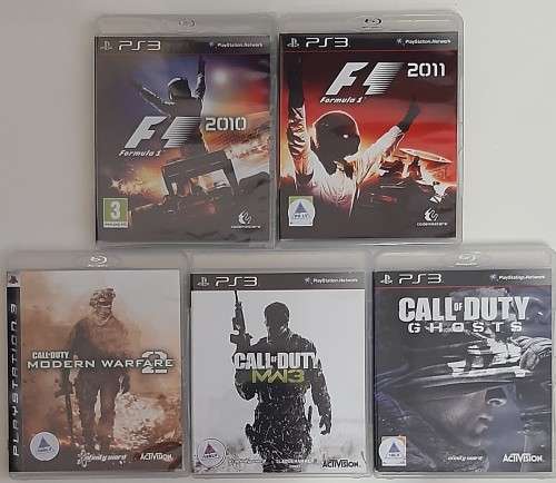 PS3 5 GAME  BUNDLE !!!  (CALL OF DUTY / RACING GAMES) (PS3) SAVE !! SAVE !!  - SAME DAY SHIPPING