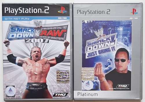 PS2 WRESTLING 2  GAME COMBO  - SAVE !!! SAVE !!!  -  Good condition !!!  - SAME DAY SHIPPING !!!