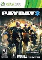 PAYDAY2   ( XBOX 360 )  -  Good condition !! -  - SAME DAY SHIPPING !!!
