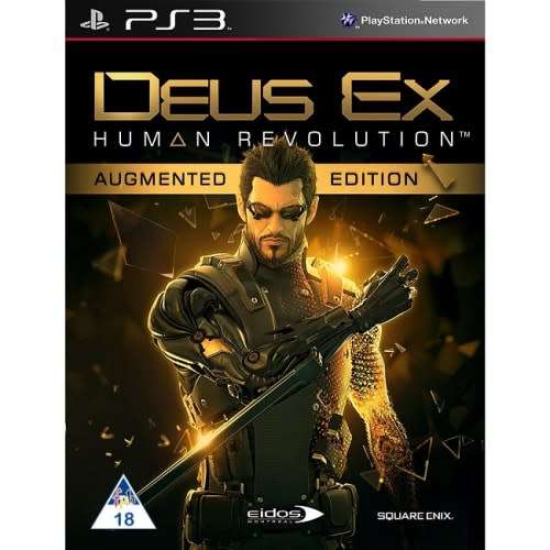 DEUS EX HUMAN REVOLUTION AUGMENTED EDITION   (PS3)  - Good condition !!! - SAME DAY SHIPPING !!!