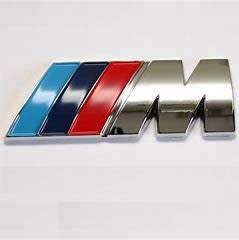 BMW M BADGE High Quality METAL 3D Badge Emblem Decal  -  New and sealed !!!