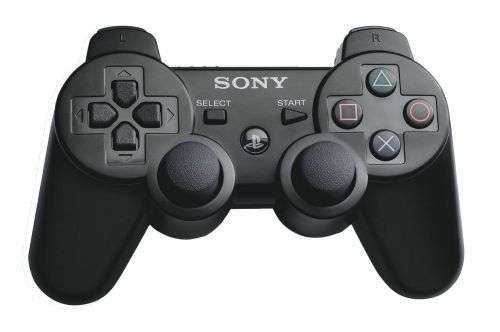PS3 WIRELESS CONTROLLER   (BLACK)   - "" VERY GOOD CONDITION ""