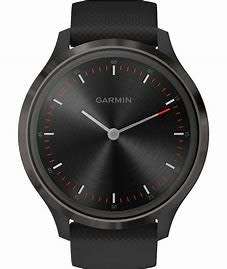 GARMIN WATCH VIVOMOVE HR SMARTWATCH - BLACK WITH BLACK SILICONE STRAP and CHARGER