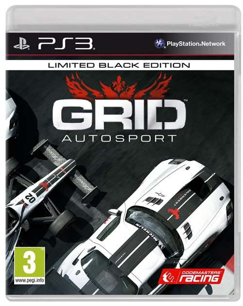 GRID AUTOSPORT LIMITED BLACK EDITION    (PS3)  -  Mint condition / Re- Sealed