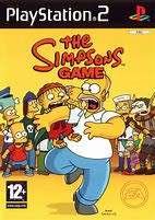 THE SIMPSONS GAME   (PS2)  -  Good condition !!!  - SAME DAY SHIPPING !!!