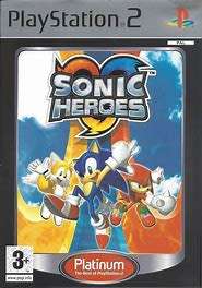 SONIC HEROES     (PS2)   -  Good condition !!   -  " Please read description "