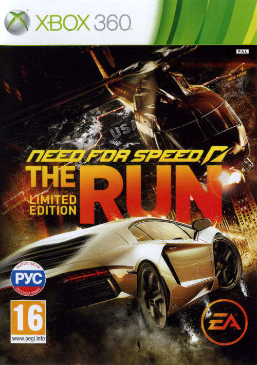 NEED FOR SPEED THE RUN LIMITED EDITION   (XBOX 360)  -  Mint condition / Re - Sealed