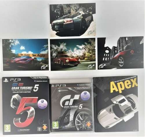 GRAN TURISMO 5 COLLECTORS EDITION  (PS3)  (Still in cardboard sleeve ) - Good condition !!!