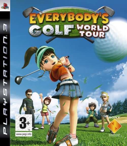 EVERYBODYS GOLF WORLD TOUR  ( PS3 )  -  Good condition  - ( SAME DAY SHIPPING  ) !!!