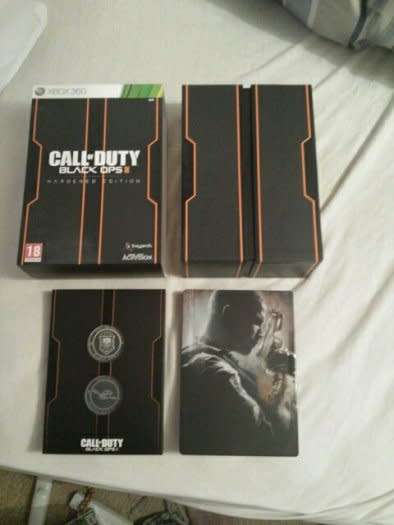 CALL OF DUTY BLACK OPS II HARDENED EDITION  Xbox 360  -  Good condition !!! -  BID TO WIN !!!!