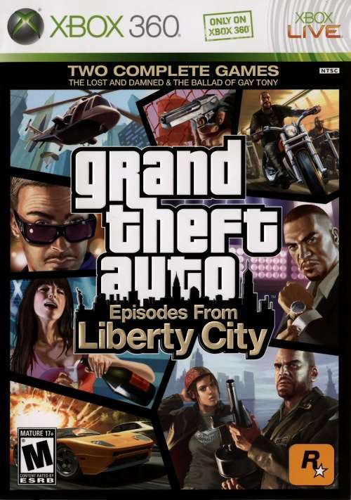 GRAND THEFT AUTO IV  EPISODES FROM LIBERTY CITY TWO COMPLETE GAMES  (Xbox 360)
