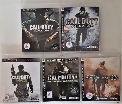 PS3 5X COD MIX GAME BUNDLE PS3  - Good condition !!!  -  SAME DAY SHIPPING  !!!