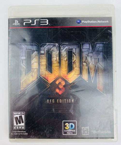 DOOM 3 BFG EDITION      (PS3)  -  Mint condition / Re - Sealed  -  SAME DAY SHIPPING !!!