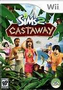THE SIMS 2 CASTAWAY    ( Wii )    -   Good condition !!   SAME DAY SHIPPING  !!!