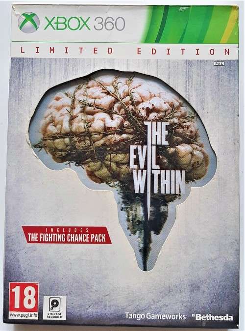 THE EVIL WITHIN LIMITED EDITION   ( Xbox 360 )  - Good condition !!!  -  SAME DAY SHIPPING !!