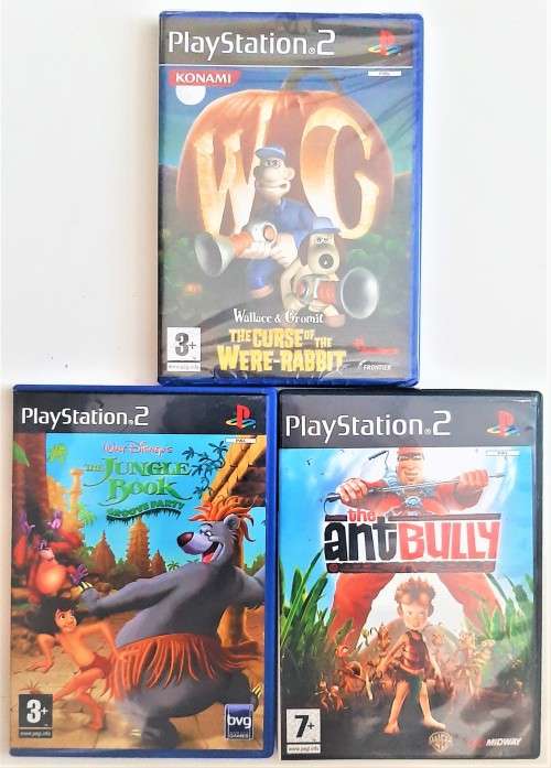 ( PS2 )  -  GAME BUNDLE FOR KIDS ( 3 GAMES )   -   Good condition !!!  -  SAME DAY SHIPPING !!!