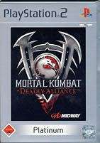 MORTAL KOMBAT DEADLY ALLIANCE PLATINUM  (PS2)  -  Good condition !!!  -  SAME DAY SHIPPING !!!