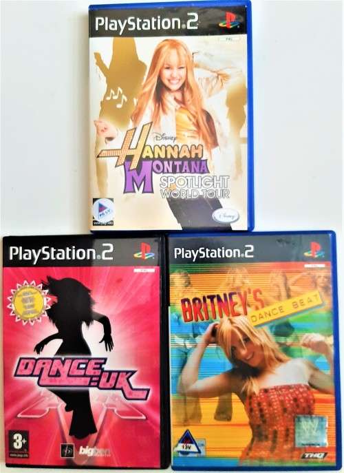 PS2 DANCE BUNDLE    -     ( 3 GAME )   -    Good condition !!!! -  SAME DAY SHIPPING !!!